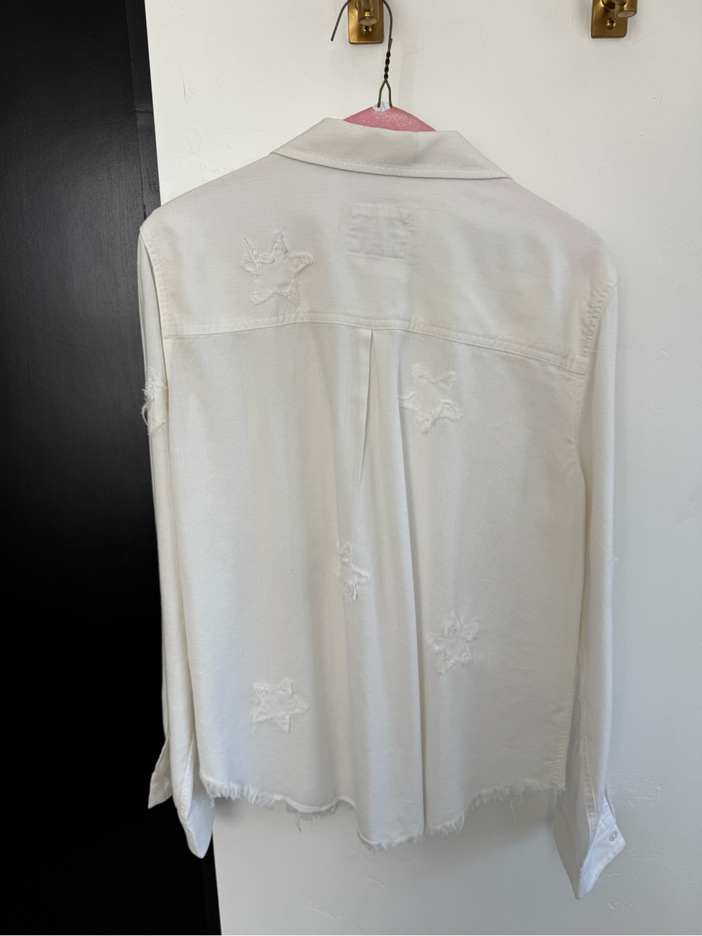Rails Star White Collared Button-Up Shirt - Picture 2 of 4